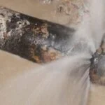 Hot water tank leak