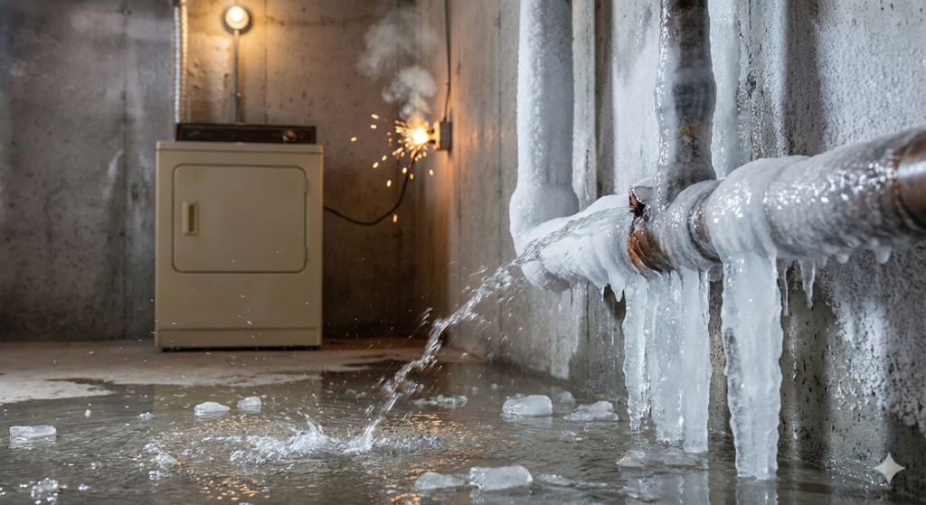 Frozen Pipe Burst